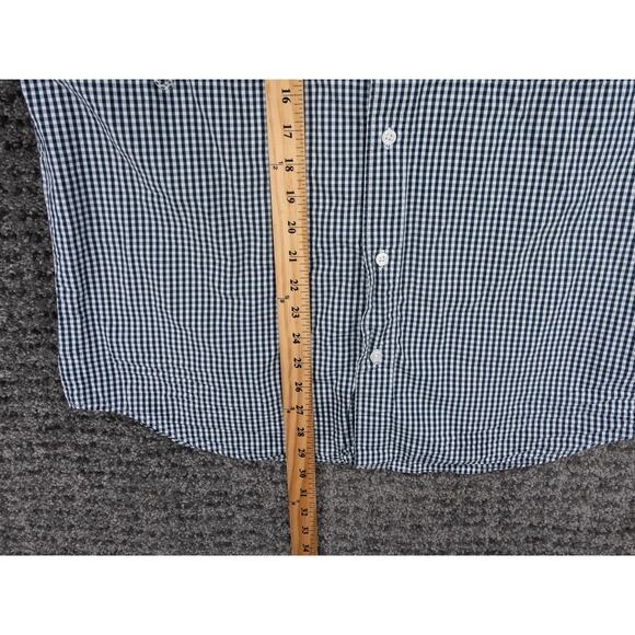 Columbia PFG Shirt Mens Small Black White Gingham Super Bonehead Short Sleeve - Picture 8 of 14